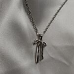 گردنبند پاپیون سیلور