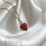 گردنبند توت‌فرنگی برجسته