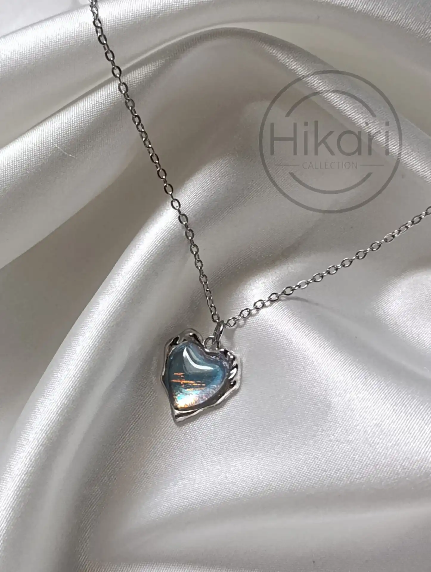 گردنبند قلب پینترستی-2 گردنبند قلب پینترستی