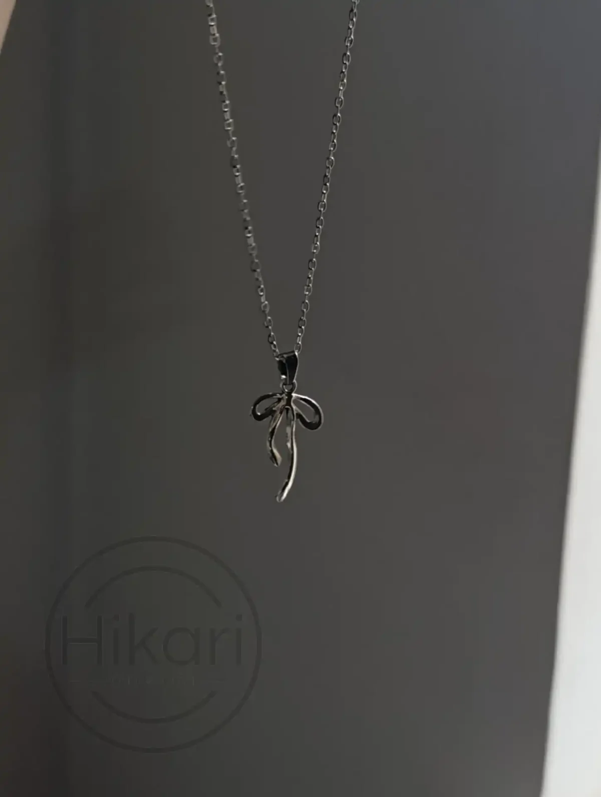 گردنبند پاپیون سیلور