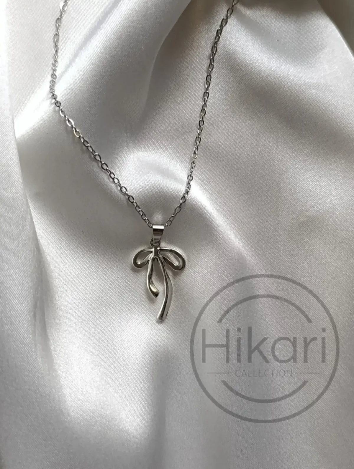 گردنبند پاپیون سیلور