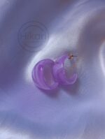 گوشواره تابستونی بنفش